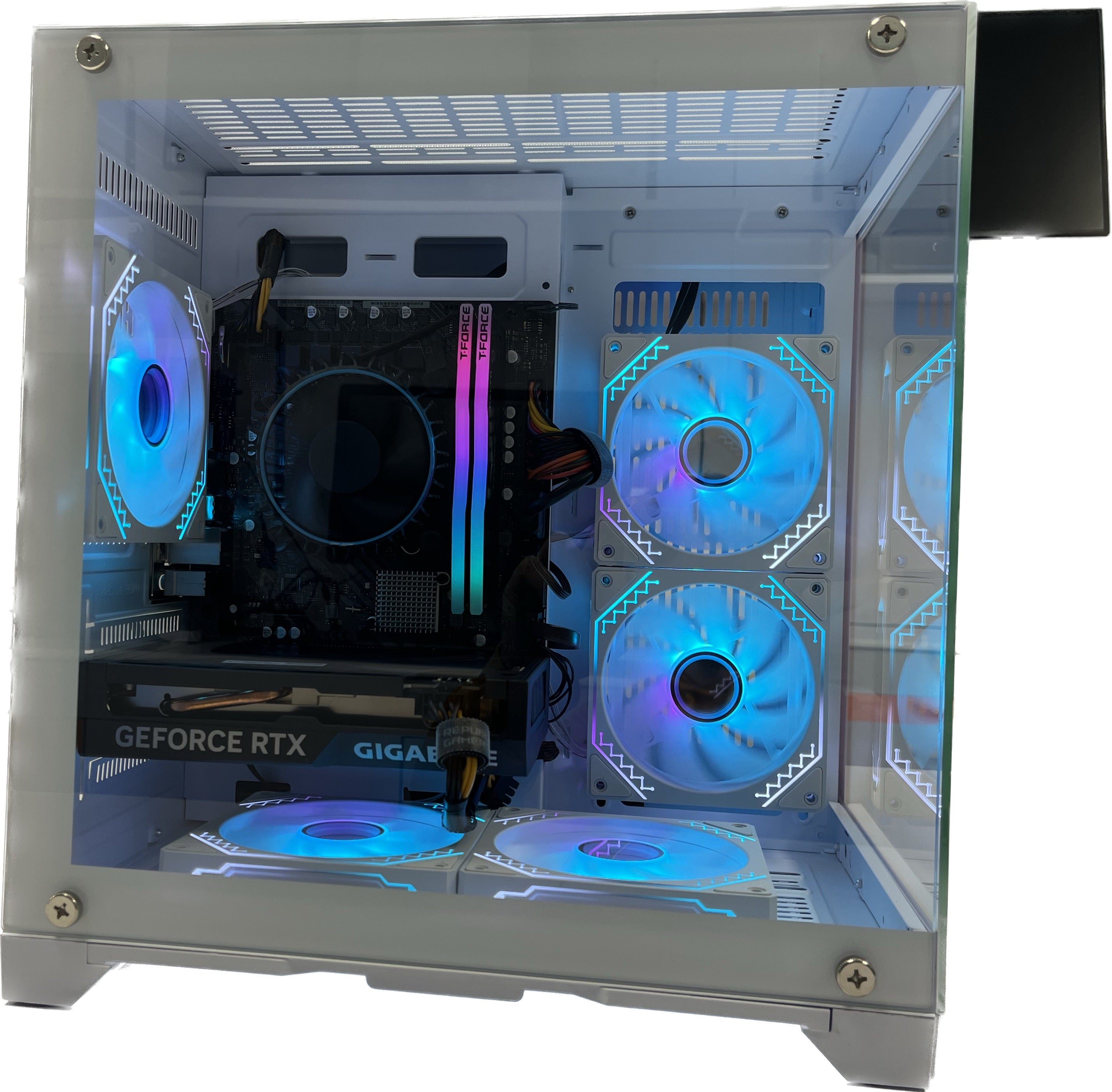 WJCOOLMAN GYZ MINI Gaming Computer case with ARGB Fan X 5