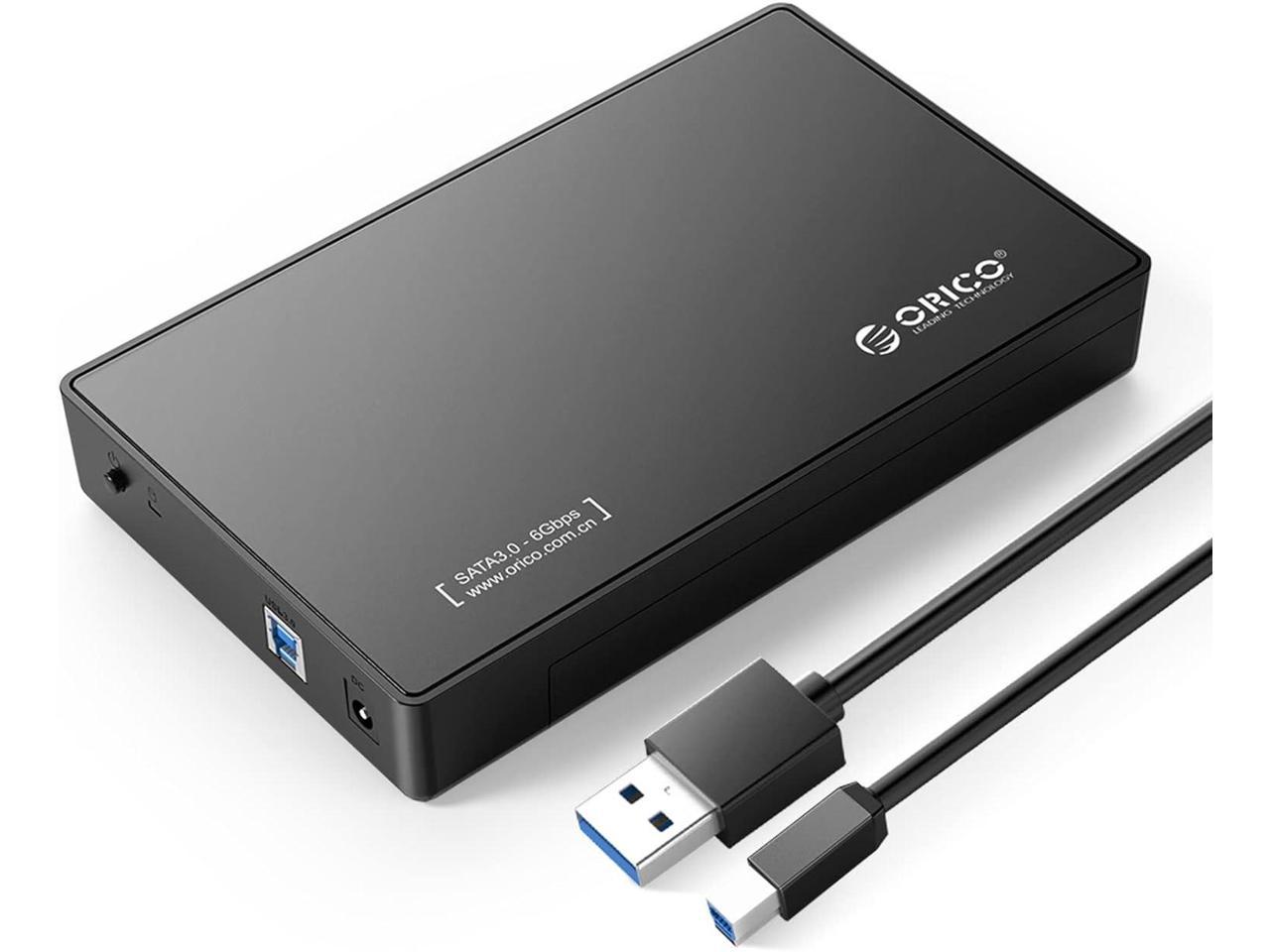 ORICO USB 3.0 External Hard Drive Enclosure for 3.5/2.5 Inch SATA Hard Drives