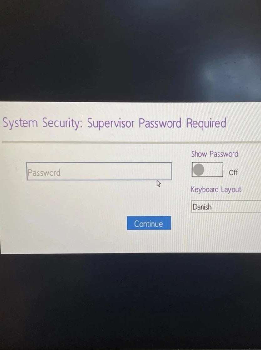 Bios Password Remove for Dell HP Lenovo Apple