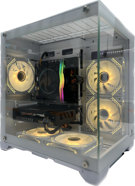 WJCOOLMAN GYZ MINI Gaming Computer case with ARGB Fan X 5