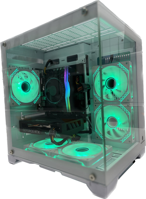 WJCOOLMAN GYZ MINI Gaming Computer case with ARGB Fan X 5