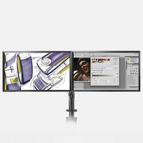 Full Motion Dual Monitor Desk Mount for 13