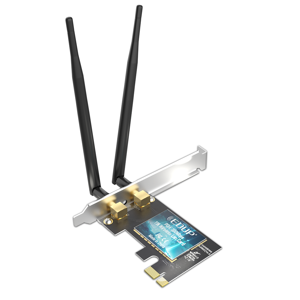 PCIe Wireless Adapter Dual Band AC 1200Mbps Card for WiFi Bluetooth